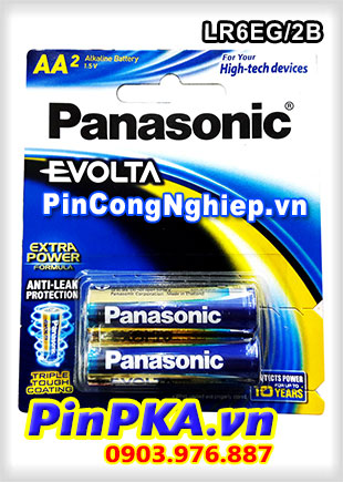 Pin Alkaline AA 1,5V Panasonic Evolta LR6EG(2B)